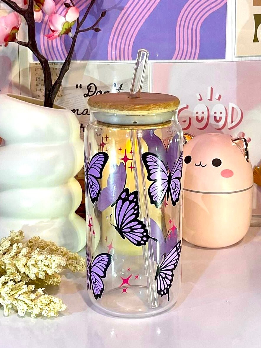 Whimsical Lilac Dreams Tumbler - 550ml