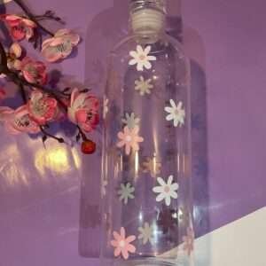 Floral Glass Bottle – 550ML