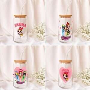 Powerpuff Girls Glass Tumbler - 550ml