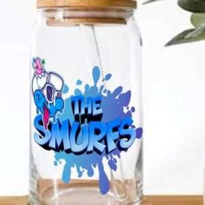 Smurfs Glass Tumbler - 550ml