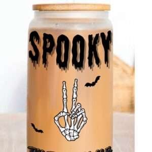 Spooky Dudes Glass Tumbler - 550ml