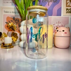 Holographic Personalized Glass Tumbler 550ml
