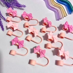 Bow Straw Toppers