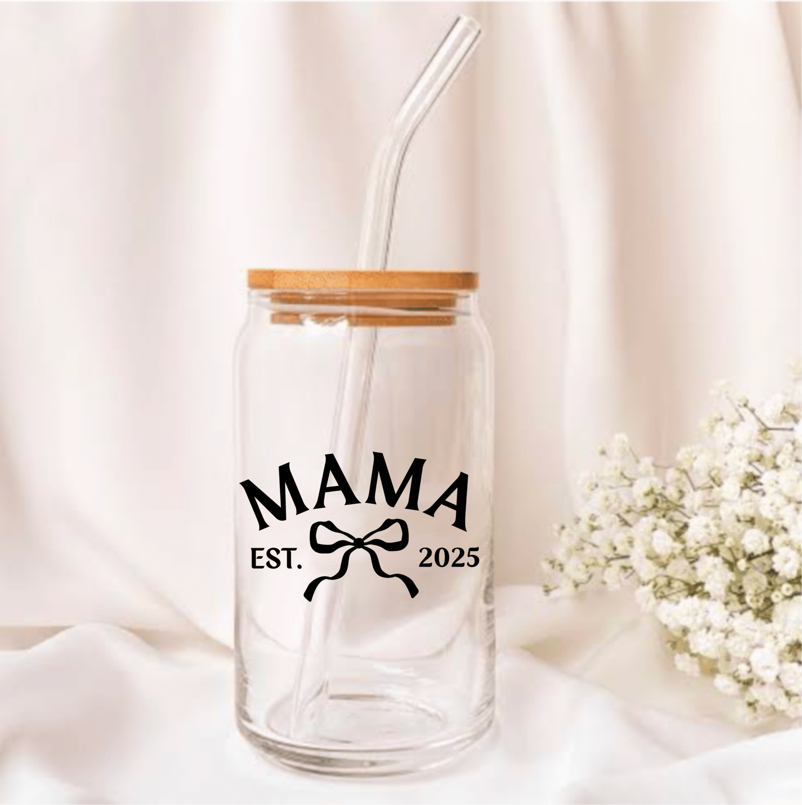 Minimal Mama Glass Tumbler-550ml