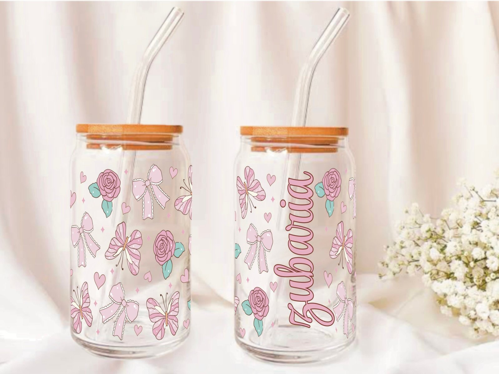 Coquette Dream personalised tumbler-550ml