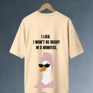 Sassy Goose Quote Oversized T-Shirt