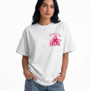 "Simple Joy" Orchid T-shirt