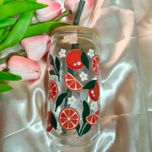 Citrus Slices Glass Tumbler
